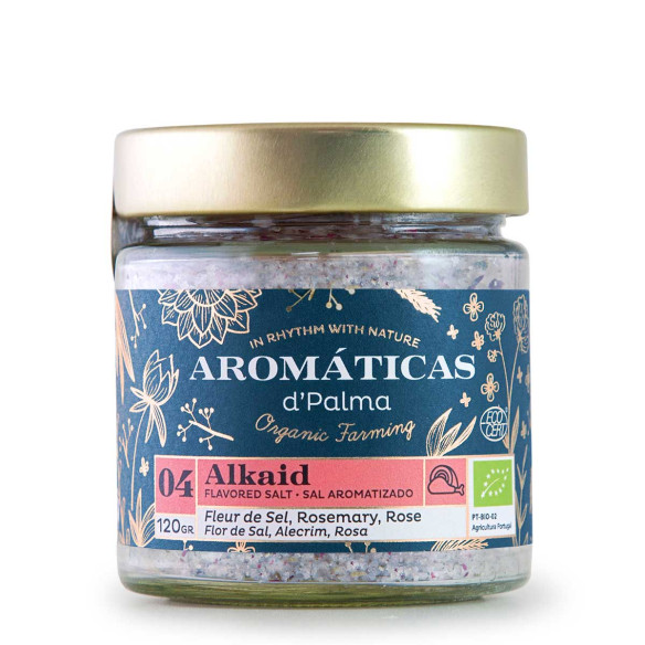 Alkaid - Flor de Sal Aromatizado Biológico para pratos de Carne